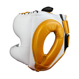 BRAND NEW Gold & White pointed headguard