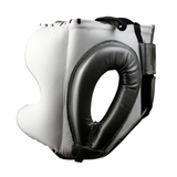 BRAND NEW Silver & White pointed headguard