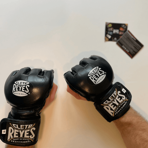 Cleto Reyes MMA Black Mumba Fight Gloves Without Thumb